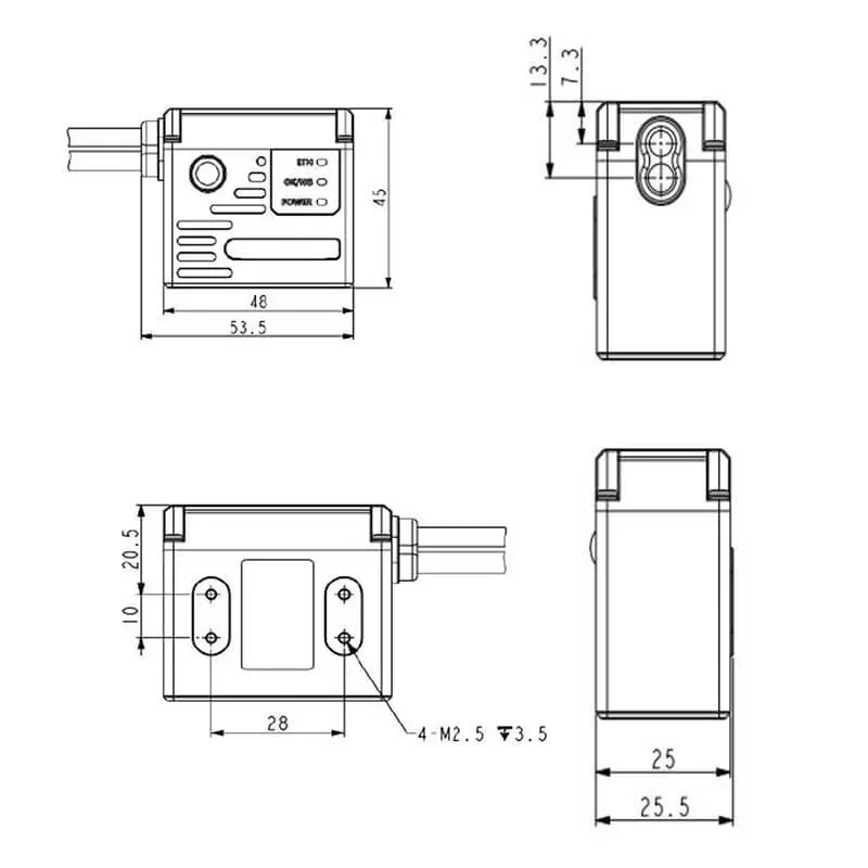 AIDA FS252固定式工業型條碼掃描器