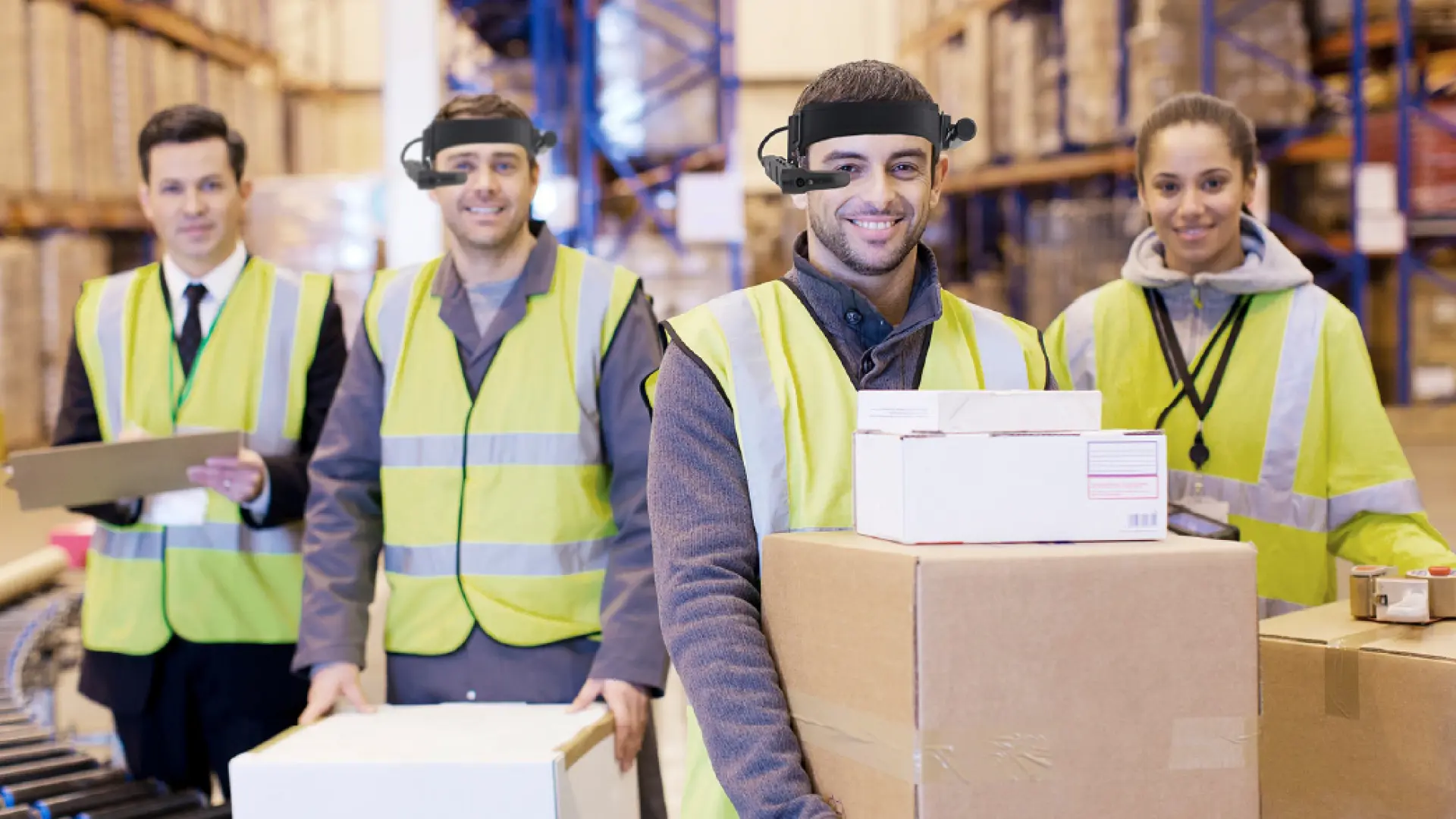 帝商科技 Vuzix M400 工業級 AR 智能眼鏡，數位轉型解決方案，解放雙手 IP67 防護。